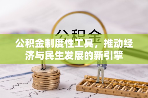 玛家公积金制度性工具，推动经济与民生发展的新引擎