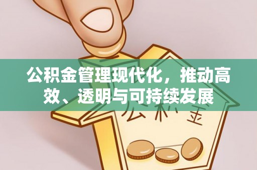 玛家公积金管理现代化，推动高效、透明与可持续发展