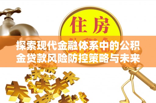 玛家探索现代金融体系中的公积金贷款风险防控策略与未来发展趋势