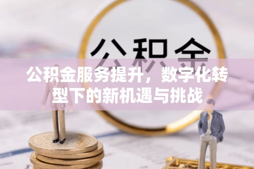玛家公积金服务提升，数字化转型下的新机遇与挑战