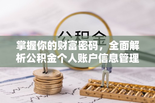 玛家掌握你的财富密码，全面解析公积金个人账户信息管理与优化