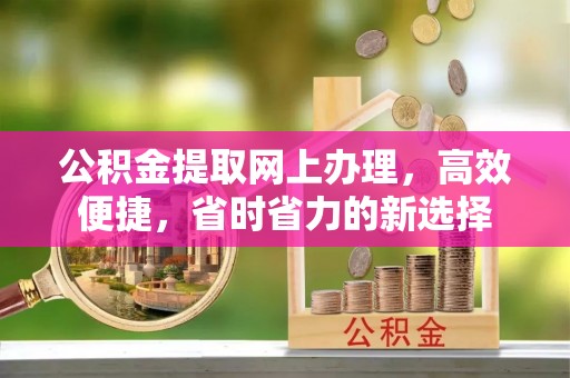 玛家公积金提取网上办理，高效便捷，省时省力的新选择