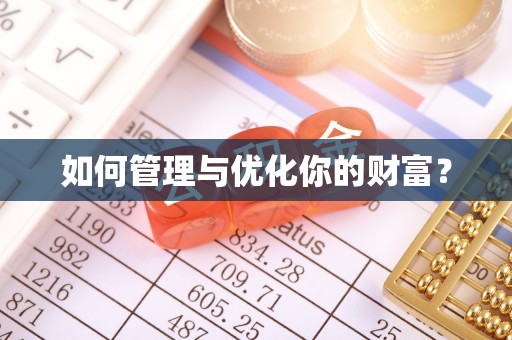 玛家如何管理与优化你的财富？
