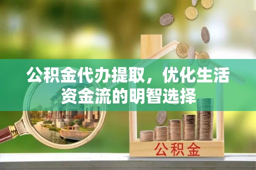 玛家公积金代办提取，优化生活资金流的明智选择