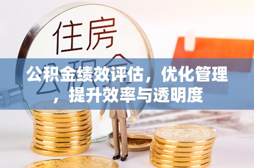 玛家公积金绩效评估，优化管理，提升效率与透明度