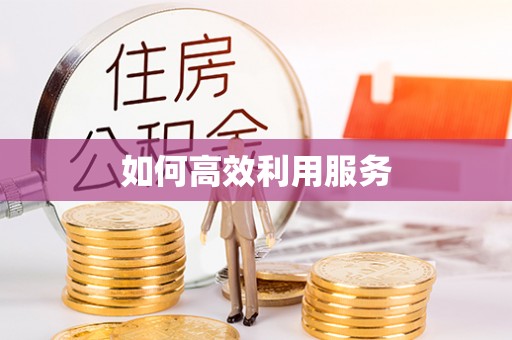 玛家如何高效利用服务