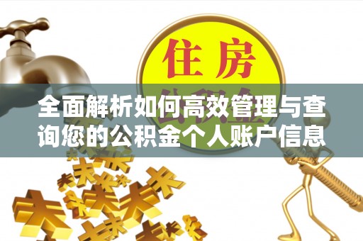 玛家全面解析如何高效管理与查询您的公积金个人账户信息