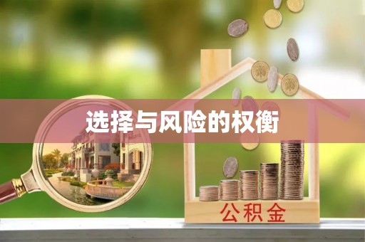 玛家选择与风险的权衡