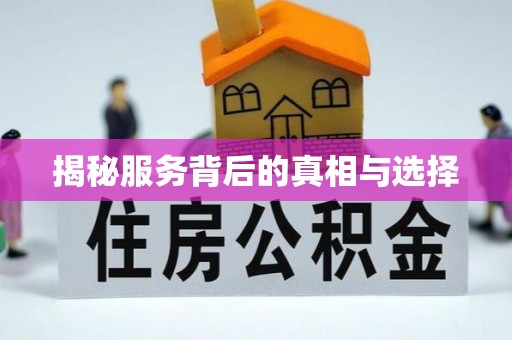 玛家揭秘服务背后的真相与选择