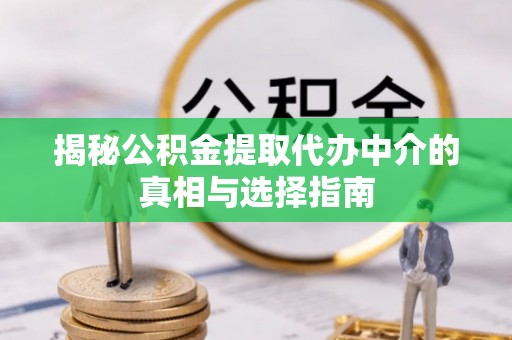 玛家揭秘公积金提取代办中介的真相与选择指南