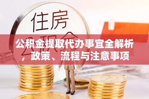 玛家公积金提取代办事宜全解析，政策、流程与注意事项