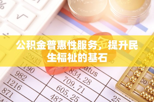 玛家公积金普惠性服务，提升民生福祉的基石