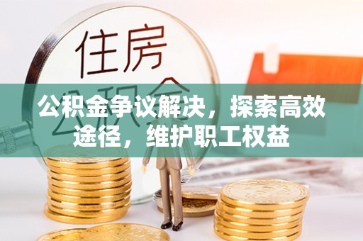 玛家公积金争议解决，探索高效途径，维护职工权益