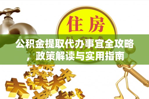 玛家公积金提取代办事宜全攻略，政策解读与实用指南