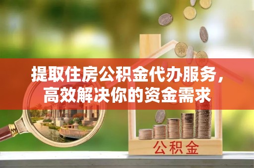 玛家提取住房公积金代办服务，高效解决你的资金需求