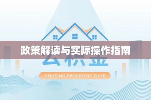 玛家政策解读与实际操作指南