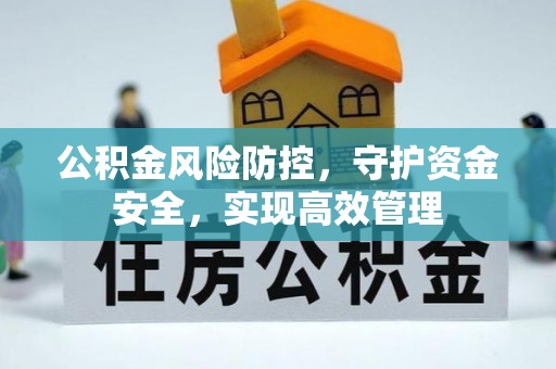 玛家公积金风险防控，守护资金安全，实现高效管理