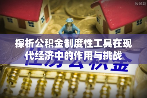 玛家探析公积金制度性工具在现代经济中的作用与挑战