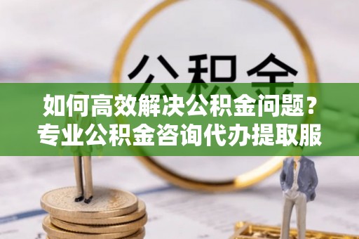 玛家如何高效解决公积金问题？专业公积金咨询代办提取服务来帮你