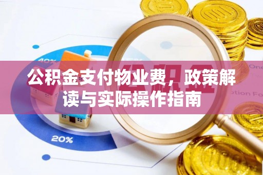 玛家公积金支付物业费，政策解读与实际操作指南