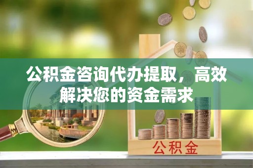 玛家公积金咨询代办提取，高效解决您的资金需求