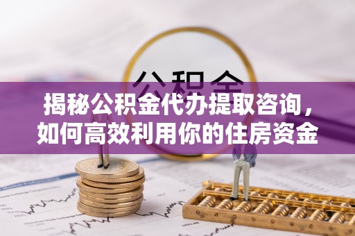 玛家揭秘公积金代办提取咨询，如何高效利用你的住房资金