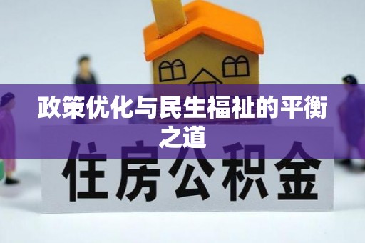 玛家政策优化与民生福祉的平衡之道