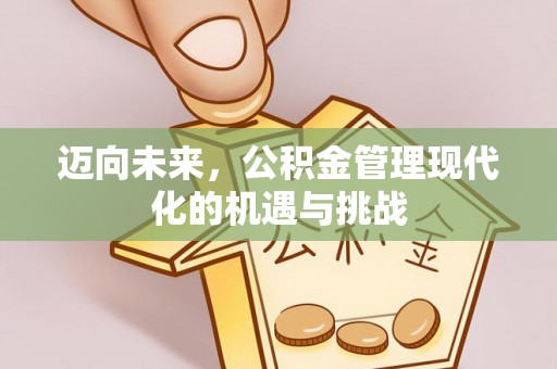 玛家迈向未来，公积金管理现代化的机遇与挑战