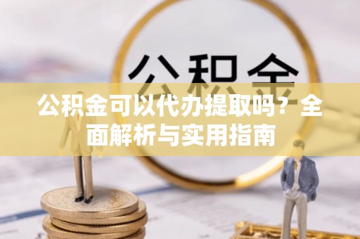 玛家公积金可以代办提取吗？全面解析与实用指南