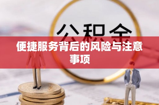 玛家便捷服务背后的风险与注意事项